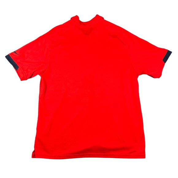 Nike Polo Shirt Mens Large Red New England Patriots NFL On Field Apparel - Picture 12 of 15